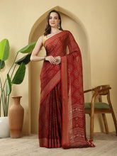 Digital Printed Chiffon Saree